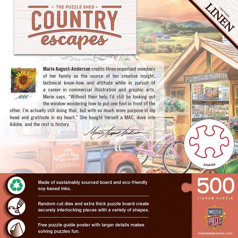 MasterPieces Country Escapes - The Puzzle Shed 500 Piece Jigsaw Puzzle, 4 of 8