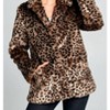 Women's Leopard Faux Fur Jacket - ELLISON - 2 of 4