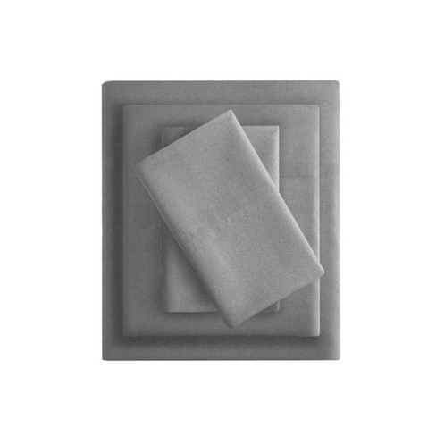 Twin Microfiber All Season Soft Touch Sheet Set Charcoal
