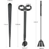 Candle Wick Trimmer, Candle Snuffer and Wick Dipper & Candle Accessory Set, 3 in 1 Candle Care Kit for Candle Lover (Black) - 2 of 4