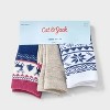 Toddler 3pk Reindeer Fairaisle Crew Socks - Cat & Jack™ - 2 of 3