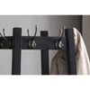 Sapphtopaz 3-Tier Storage Shelves with Hooks Coat Rack with Multi-Function Storage Shelves Closet Organizers and Storage for Living Room,Bedroom - 4 of 4