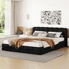 Accent Bed Frame Modern Tufted Upholstered Headboard for Bedroom Queen - 3irtyhousy - 3 of 4