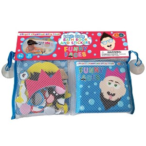 Buddy & Barney: Bath Time: Book & Stickers, Funny Faces, Water Play Toy, Kids 3+ - 1 of 4