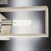 Urban Ambiance Luxury Minimalist Indoor Ceiling Light,  9-1/4''H x 24"W x 24''D,  Brushed Nickel Finish, UHP4916 - 4 of 4