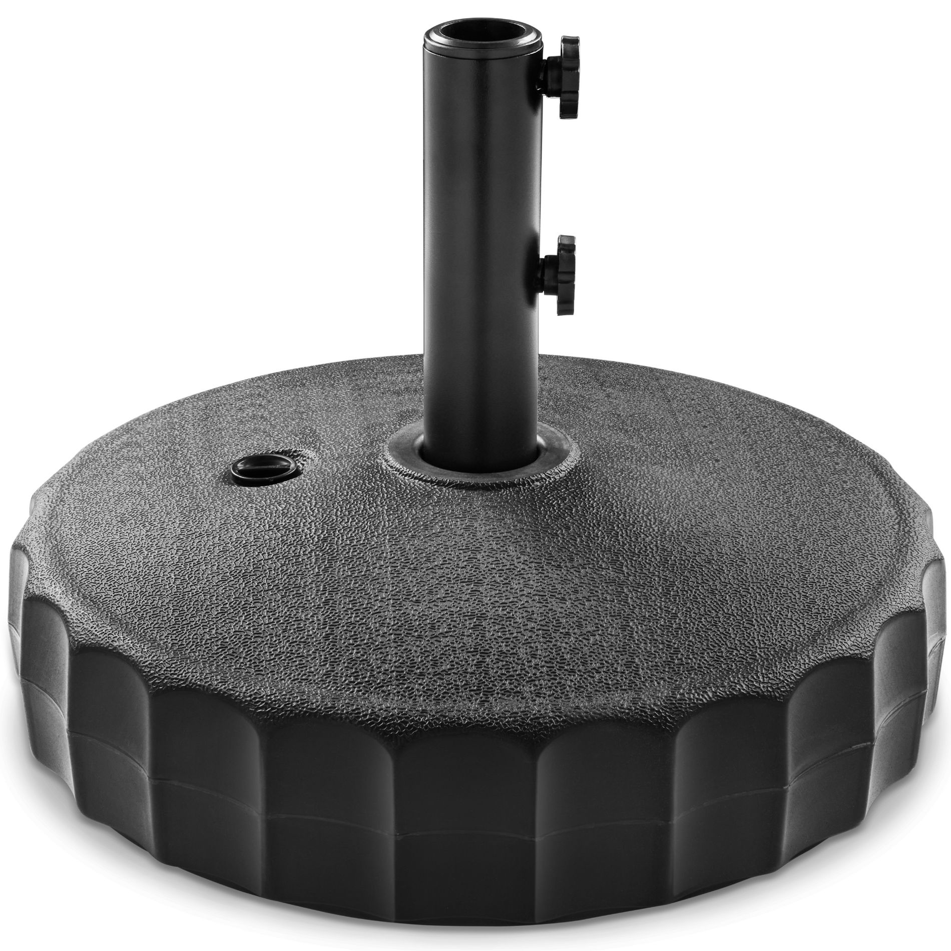 Best Choice Products Fillable Plastic Patio Umbrella Base Stand, Pole Holder w/ Adjustment Knob