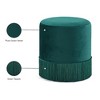 Meridian Furniture,Teddy Velvet Ottoman/Stool - 4 of 4