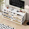 APRILSOUL59" Rattan Dresser with Drawers, 6 Drawer Dresser for Bedroom, Clothes Storage Cabinet for Bedroom - 4 of 4