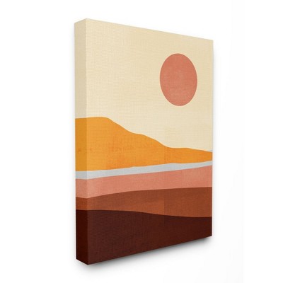 Stupell Industries Abstract Beach Landscape Bold Sun Color Block