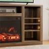 LACOO 58" High Center Modern TV Stand with Electric Fireplace - 3 of 4