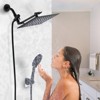 Okak 10IN High Pressure Shower Heads with 11IN Extension Arm, Handheld Shower Head with 6 Settings Adjustable, Dual Shower Head - 2 of 4