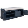 NicBex Modern 42.7" Storage Bench with 4 Doors and Adjustable Shelves for Entryway and Living Room - 4 of 4