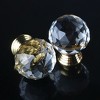 Unique Bargains Diamond Shaped Crystal Glass Drawer Handle Cabinet Knobs - 3 of 4