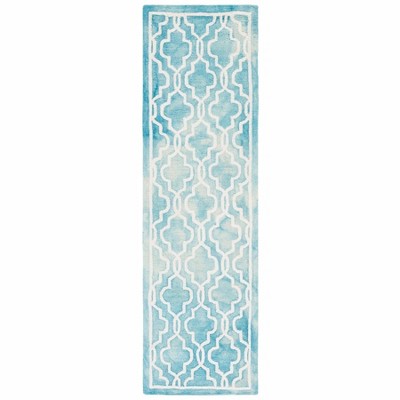 turquoise/ivory