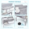 Portable Baby Changing Table, Foldable Diaper Change Table with Wheels - 3 of 4