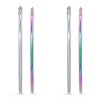 Steeltime Ladies multi color ip and stainless steel 2pc set hoops earrings - 2 of 4