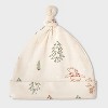 Baby Winnie the Pooh Swaddle and Hat Set - Cloud Island™ Khaki 0-3M - 2 of 4