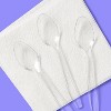 Premium Clear Plastic Spoons - 48ct - up&up™ - image 2 of 3