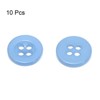 Unique Bargains Resin Craft DIY Round Flat 4-Hole Replacement Sewing Buttons 10 Pcs - 3 of 4