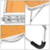 Unique Bargains Bed Sofa Foldable Laptop Table Portable Picnic Bed Tray Reading Working Desks 24 x 16.1 x 10.6 Inch 1Pc - 4 of 4