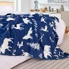 Lomsoe Merry Christmas Throw Blanket Super Soft Flannel Throw Blanket for Couch Xmas Decor. - 3 of 4