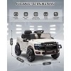 coucheta Kids Ride On Cars, Licensed RAM 12V Electric Ride On Truck Car, Electric Pickup Car for Toddlers, Spring Suspension, LED Lights, Music - 2 of 4