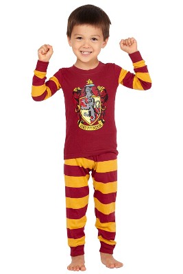 Intimo Harry Potter Kids All Houses Crest Pajamas (gryffindor, 14) Red :  Target