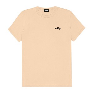 Dalix Salty Embroidery Cotton Tee Short Sleeve Casual Shirt Spring Summer Everyday Womens - 1 of 4