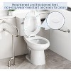 Elongated Toilet Seat, Slow Close Quiet Lid, Never Loosen Design, Durable Polypropylene, Easy to Install and Clean, 19" Biscuit Color - 3 of 4