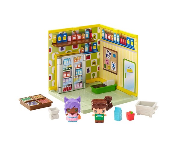 My Mini Mixieq's Beauty Salon & Cafe Mini Room Playset with