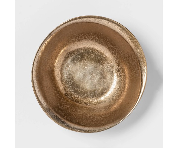 Cravings by Chrissy Teigen 10" Rough Aluminum Bowl - Gold