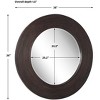 Uttermost Dutton Dark Walnut Round Mirror - 3 of 4