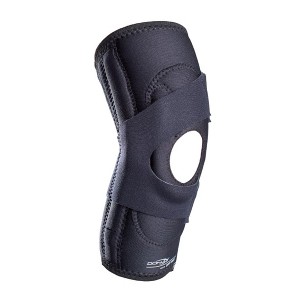 DonJoy Lateral J Patella Knee Support Brace with Hinge: Drytex, Right Leg, Large - 1 of 3