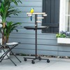 Gulches Mobile Bird Baths - Portable Parrot Perch & Feeder Station - 2 of 4