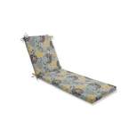 Indoor/Outdoor Lois Vapor Blue Chaise Lounge Cushion - Pillow Perfect