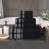 Cotton Medium Weight 6 Piece Bathroom Towel Set by Blue Nile Mills - image 2 of 4