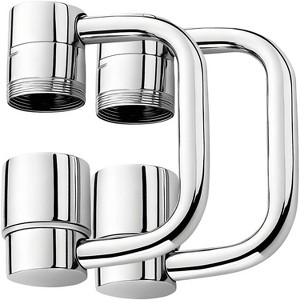 Attop 2-Pack Universal 1440° Rotating Faucet Extender, U-Shaped Multi-Functional Aerator, 360° Rotation, Suitable for Kitchen and Bathroom Sinks - 1 of 4