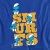 Smurfs Original Smurfs Big Letters Adult T-Shirt Royal - 2 of 4