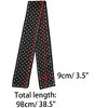 INSPIRE CHIC Women's Lovely Polka Dot Pattern Hair Band Neck Wraps 38.5x3.5 inches(LxW) - 3 of 4