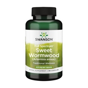 Swanson Herbal Supplements Full Spectrum Sweet Wormwood (Artemisia annua) 425 mg 90 Caps. - 1 of 2