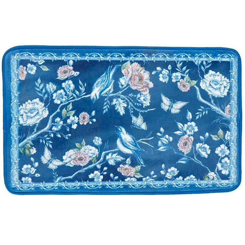 The Lakeside Collection Chinoiserie Bathroom Collection - Bath Rug, 4 of 6