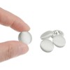 Unique Bargains Blouses Sweater Round Aluminum Cotton Fabric Cloth Covered Buttons 10 Pcs - 4 of 4