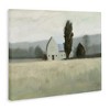 Stupell Industries Farmside Landscape White Barn Green Meadow Canvas Art - 2 of 4