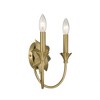 Savoy House Sullivan 2 - Light Wall Light in  Warm Brass - 3 of 4