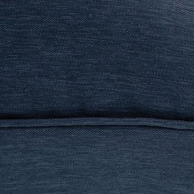Heather Indigo Blue Water-Resistant Patio Lounge Back Cushion