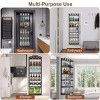 Syemin Utility Storage Shelves 6-Tier Over the Door Pantry Organizer, Door Spice Rack, Hanging Heavy-Duty Door Storage Shelf, Black, 15.9"*6.1"*50.2" - 2 of 4