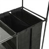 Clothes Rack Steel and Non-woven Fabric 34.3"x17.3"x62.2" Black - 2 of 4