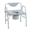 Drive Medical Bariatric Drop Arm Bedside Commode Chair - 2 of 4