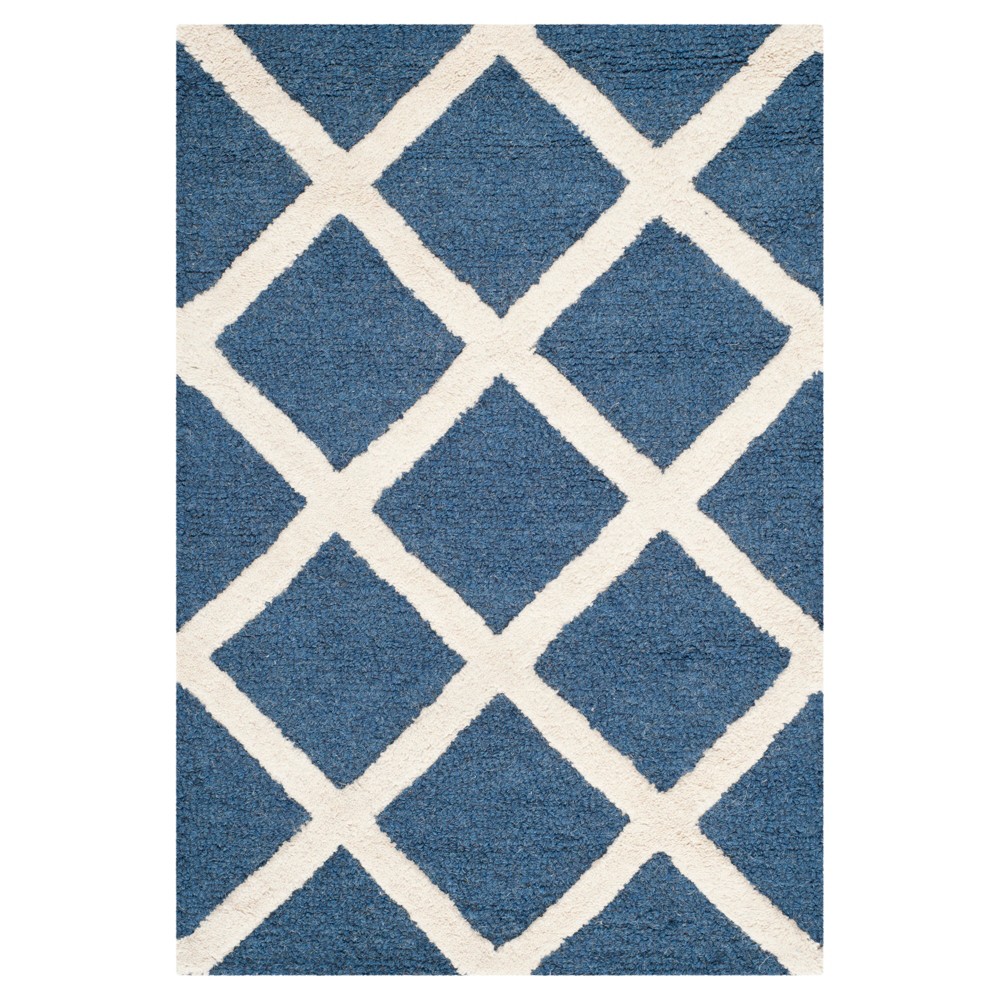 2'x3' Lola Rug Navy/Ivory - Safavieh