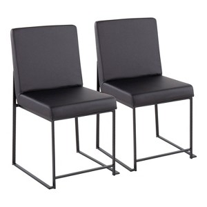 Set of 2 High Back Fuji Dining Chairs - 1 of 4